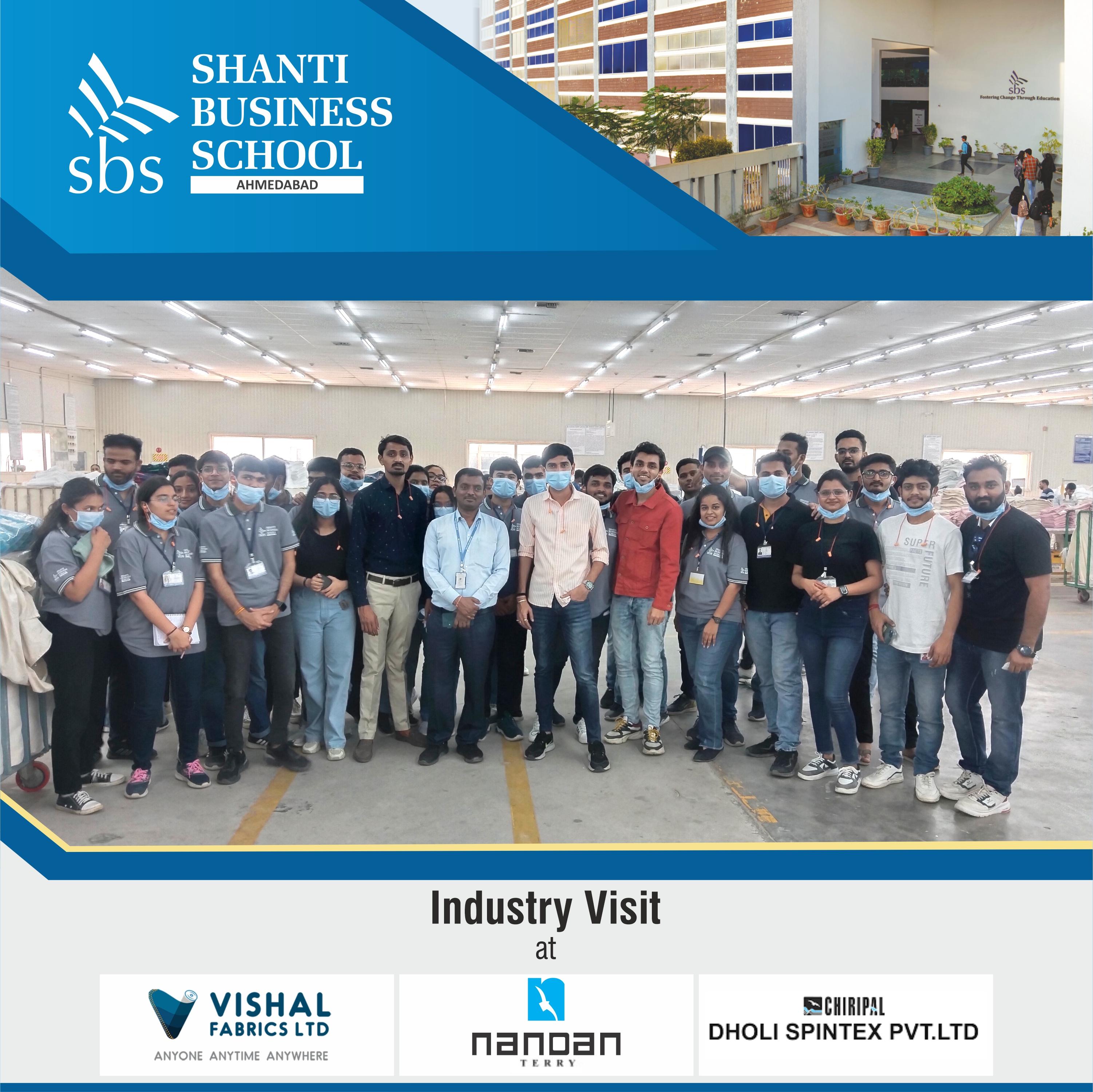 SBS students learning together during an industrial interaction
